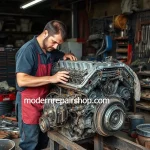 خدمات تعمیر موتور و گیربکس با ضمانت کتبی در تهران بلوار فردوس