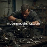 تعمیرگاه مدرن خدمات تعمیر تخصصی موتور و گیربکس با سرویس سریع در تهران ولنجک