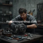 تعمیرگاه مدرن خدمات تعمیر موتور و گیربکس با قطعات اورجینال در تهران شهرک غرب