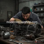 تعمیرگاه مدرن خدمات تعمیر موتور و گیربکس خودروهای سبک با اعزام فوری در تهران صادقیه