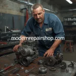 تعمیرگاه مدرن خدمات تعمیر موتور و گیربکس خودروهای سنگین با اعزام فوری در تهران صادقیه